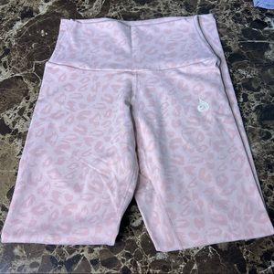 RYDERWEAR PINK LEOPARD LEGGINGS